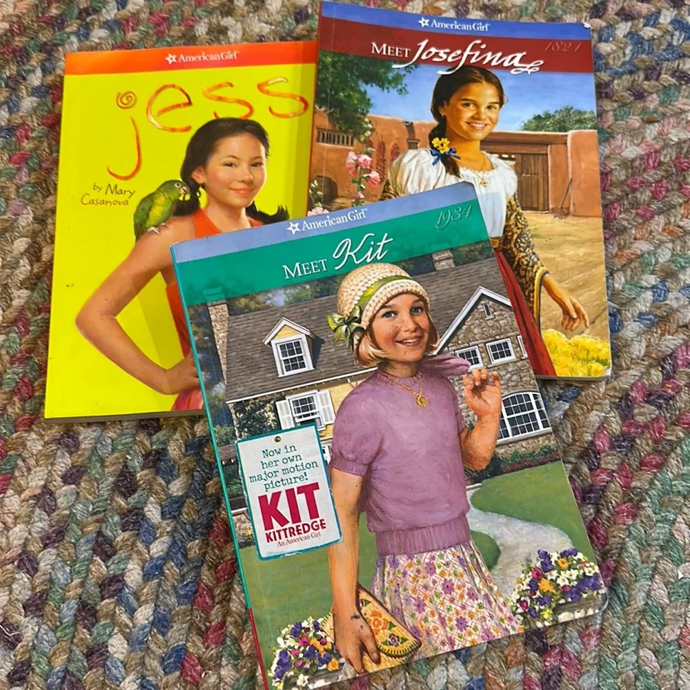 3 American Girl books Meet‎ Kit Meet Josefina & Jess